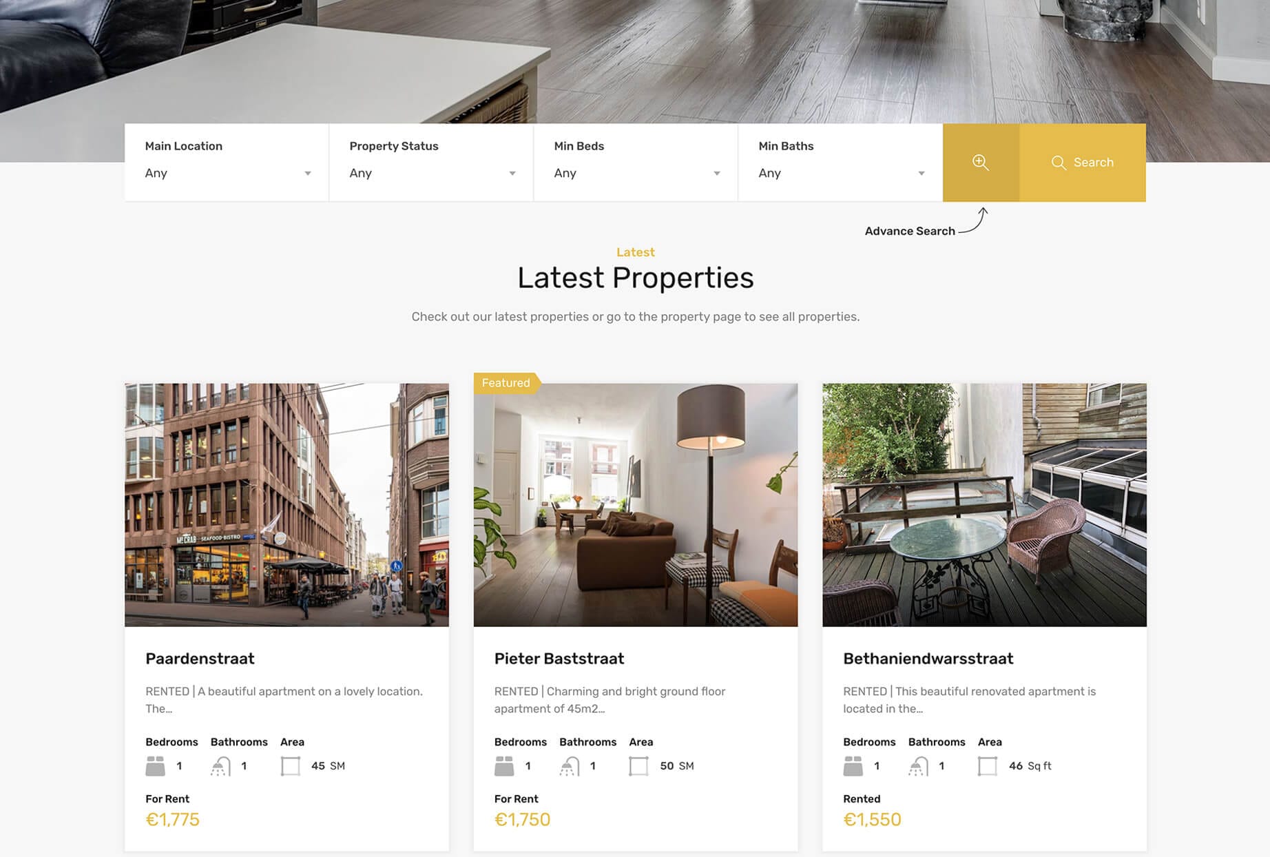 Golden Key Apartments Website Development 04
