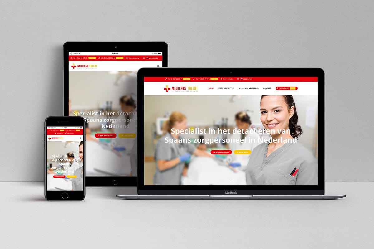 MediCare Talent Website Development