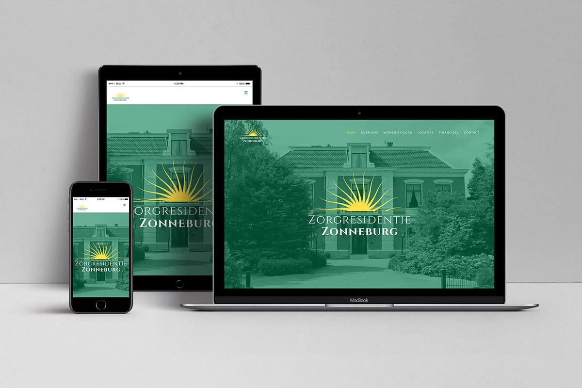 Zorgresidentie Zonneburg Website Development