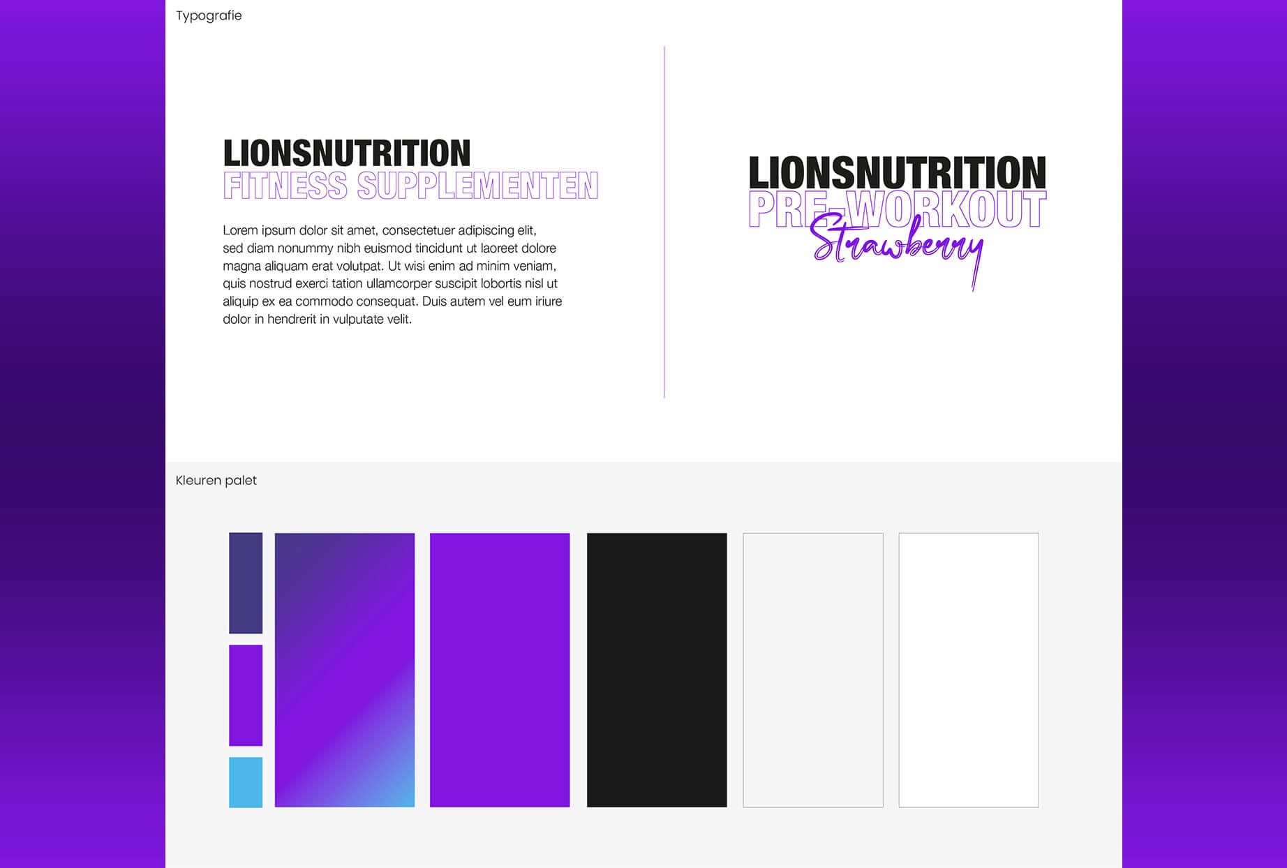 Lions Nutrition Branding 09